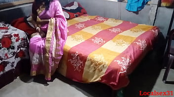 Indian wife's first time in saree with a deep and hard sexual encounter