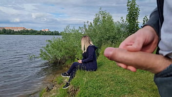 Public exposure and solo play lead to a thrilling encounter with a curious girl in nature