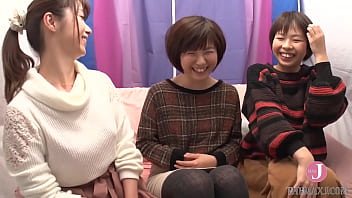 Haruna's first time exploring lesbian sex with close friends